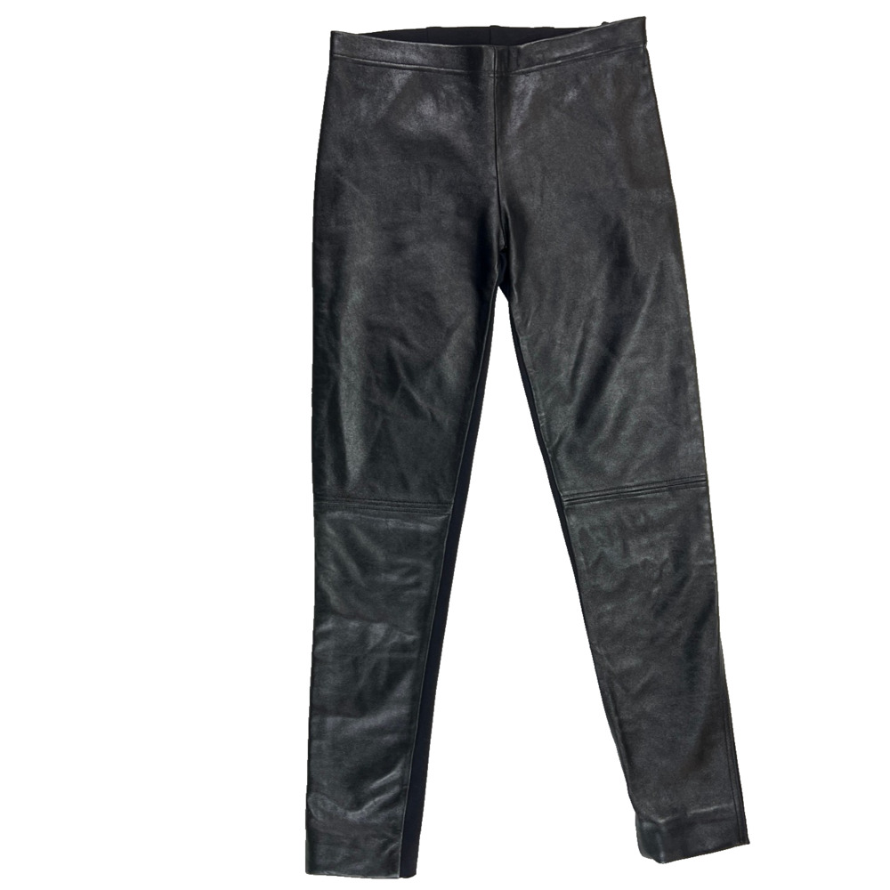Black Leather Pants Womens 2 Guess By Marciano Rave Party Festival Goth Tight